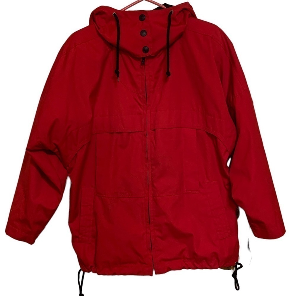 Mulberry Street lined red women’s jacket size S